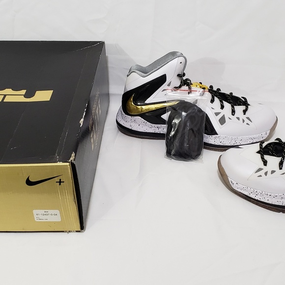 LeBron 10 P.S. Elite+ \'White Gold Black\'